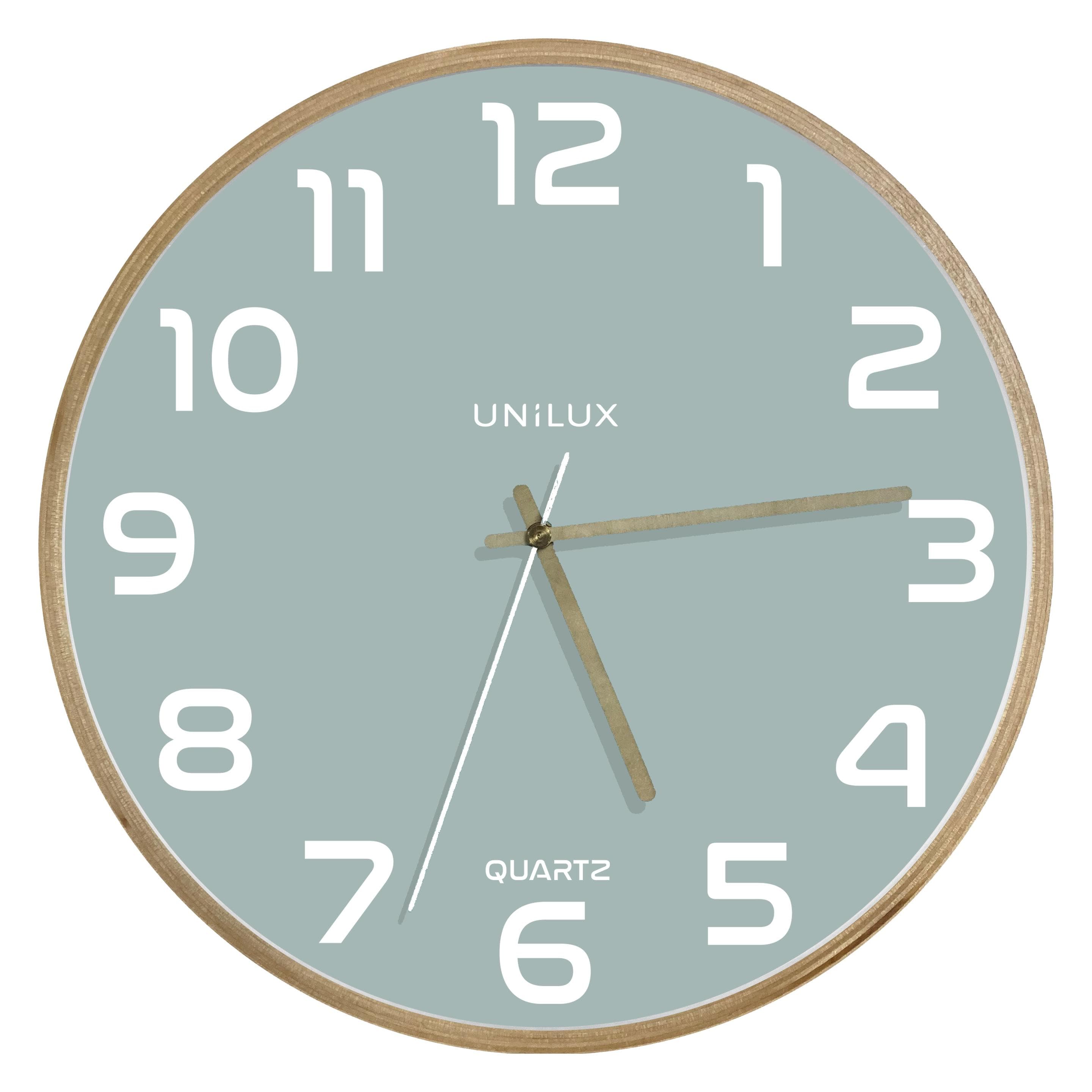 Unilux, Wanduhr, Wanduhr Baltic Ø 30.5 cm, Grün (30.50 cm)
