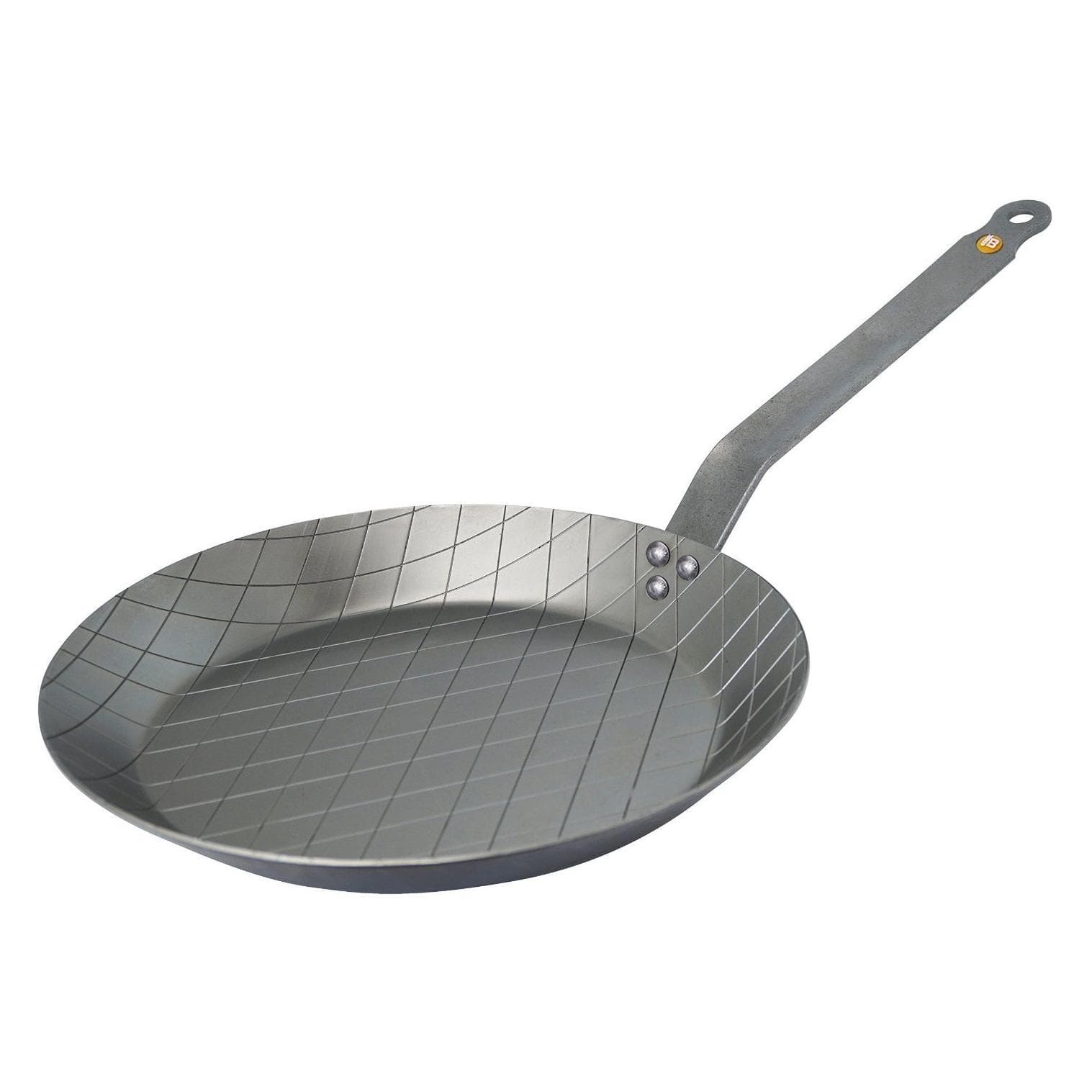de Buyer Mineral B Element Eisen-Steakpfanne Induktion, Pfanne + Kochtopf, Silber