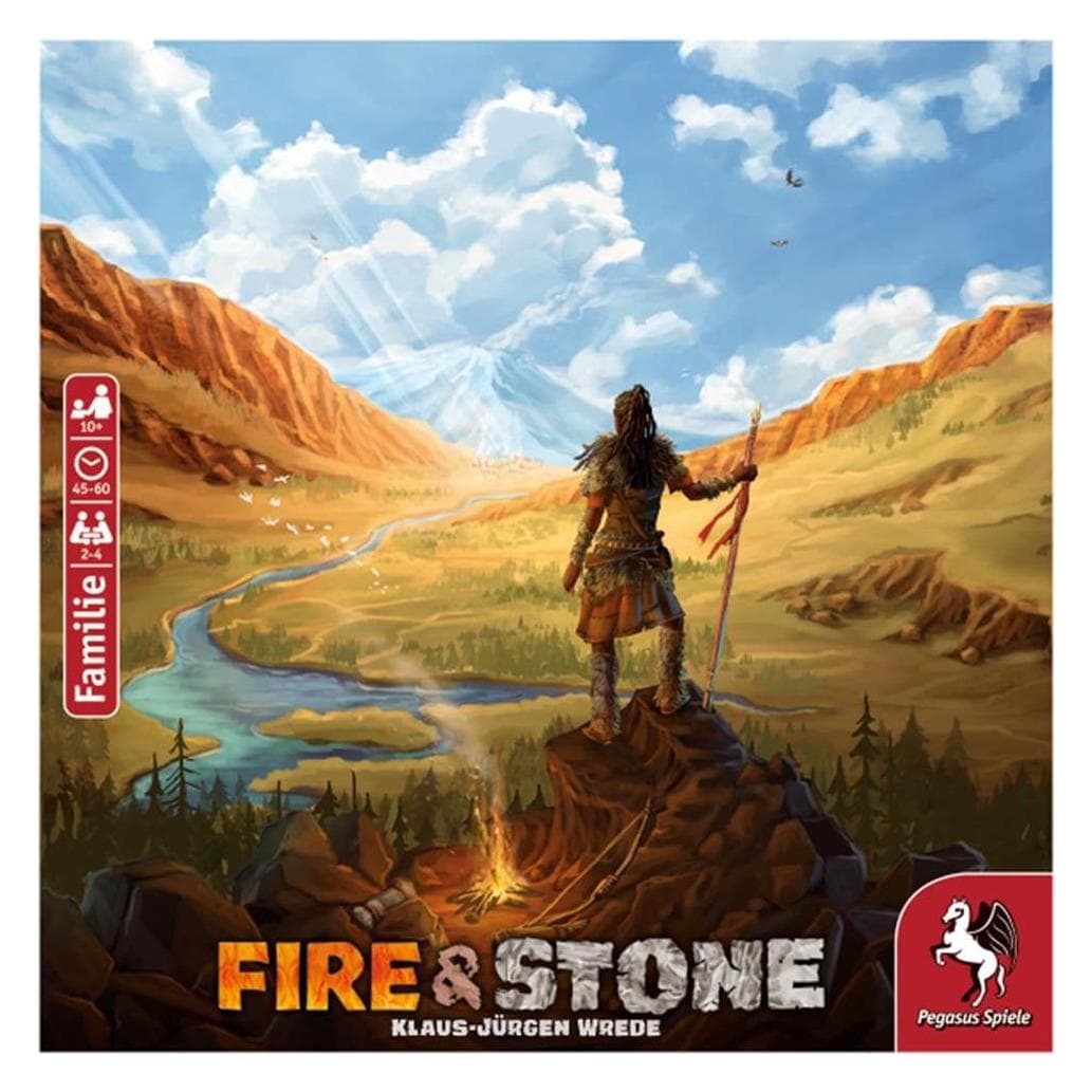 Pegasus 51233G - Fire & Stone, Brettspiel, für 2-4 Spieler, ab 10 Jahren (DE-Ausgabe) (Deutsch, 2 - 4 Spieler)