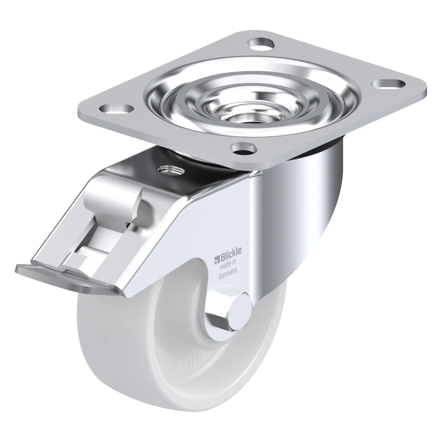 Blickle, Möbelrollen, 614206 L-PO 80R-FI 614206 L-PO 80R-FI