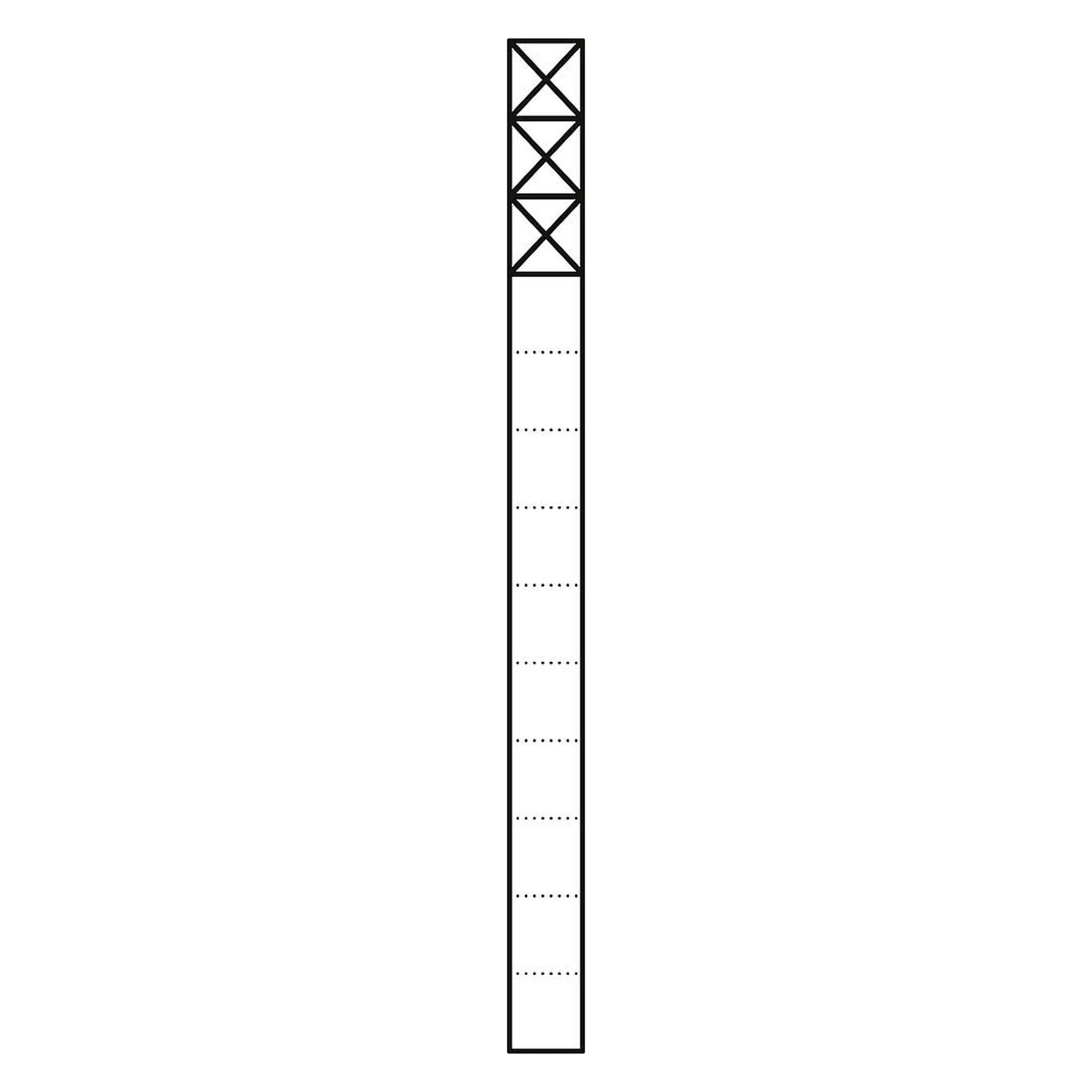 Siedle SIE KS 613-3 SM Kommunikations-Stele freistehend silber, Zubehör DJ, Silber