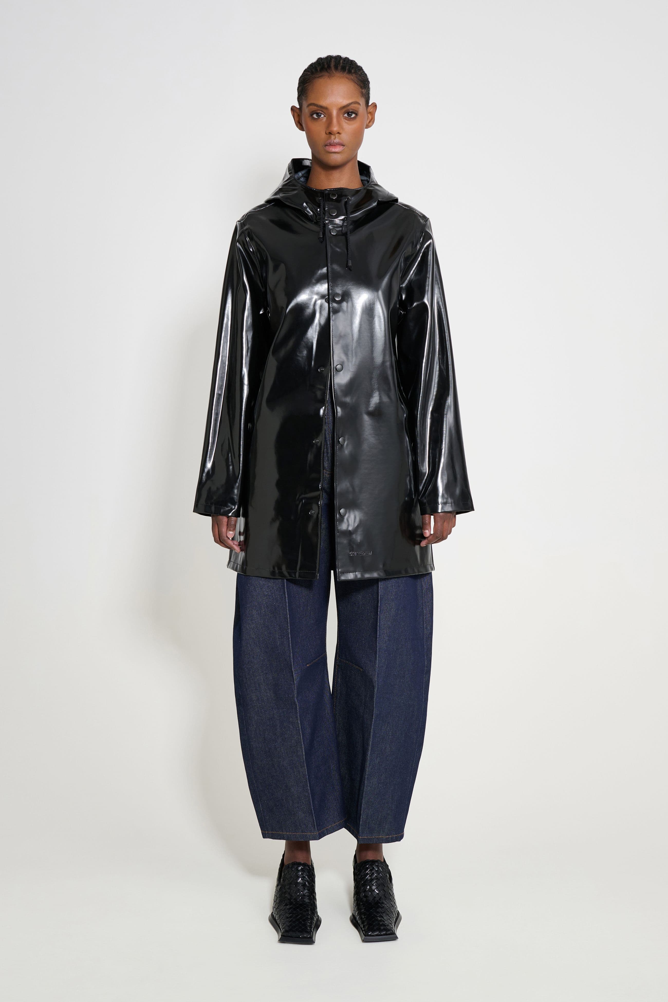Stockholm Opal Raincoat Black