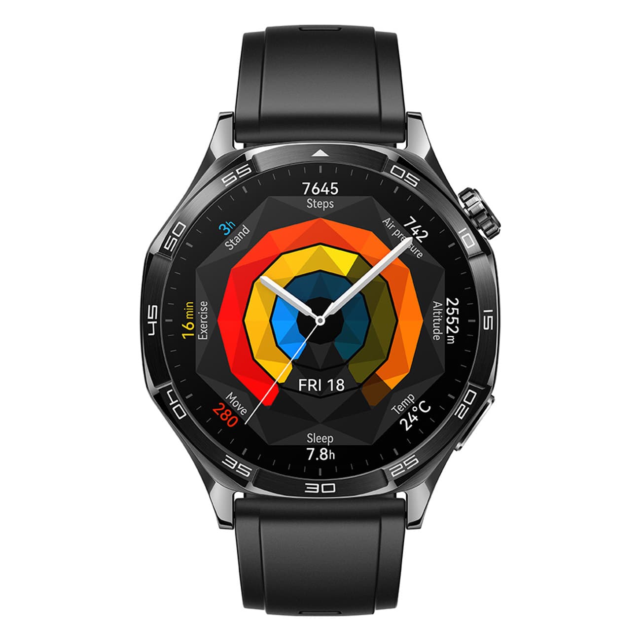 Huawei Watch GT 5 46mm Schwarz | Smartwatch | TruSeenTM 6.0 | Herzfrequenz-Monitoring | SpO2-Erkennung | Zyklus-Tracking | AMOLED Farbdisplay