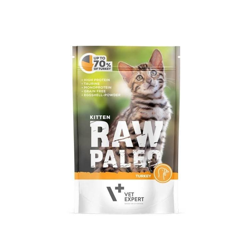Kittenfutter - Raw Paleo Kitten Truthahn – Kittennassfutter