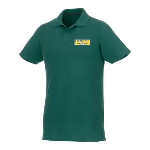 48h Express-Druck Werbeartikel Helios Poloshirt für Herren – waldgrün – XS – mit Logo bedruckt