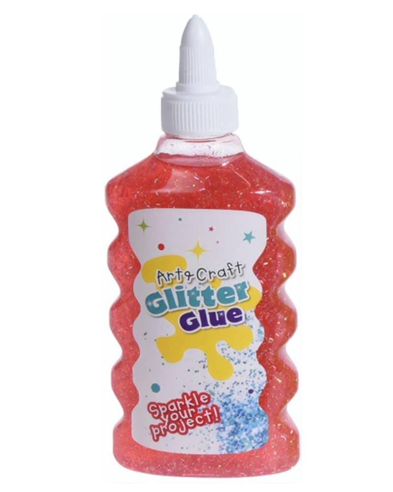 Krea Glitter Kleber Rot 180 ml