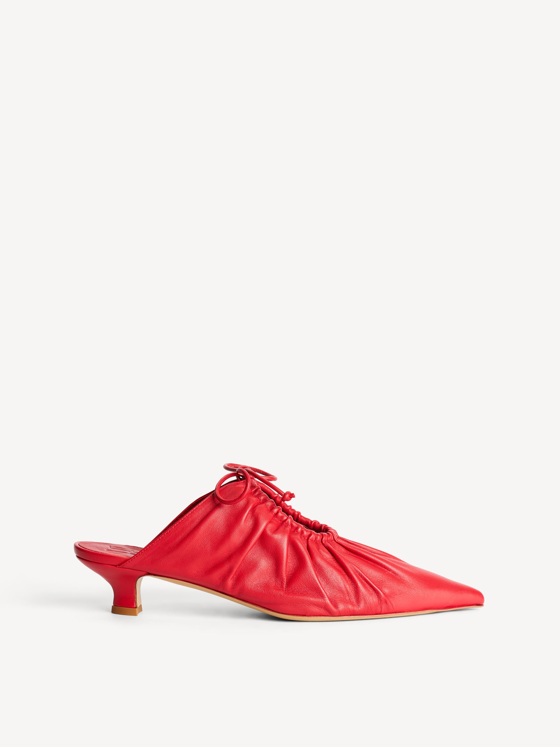 Masey leather mules