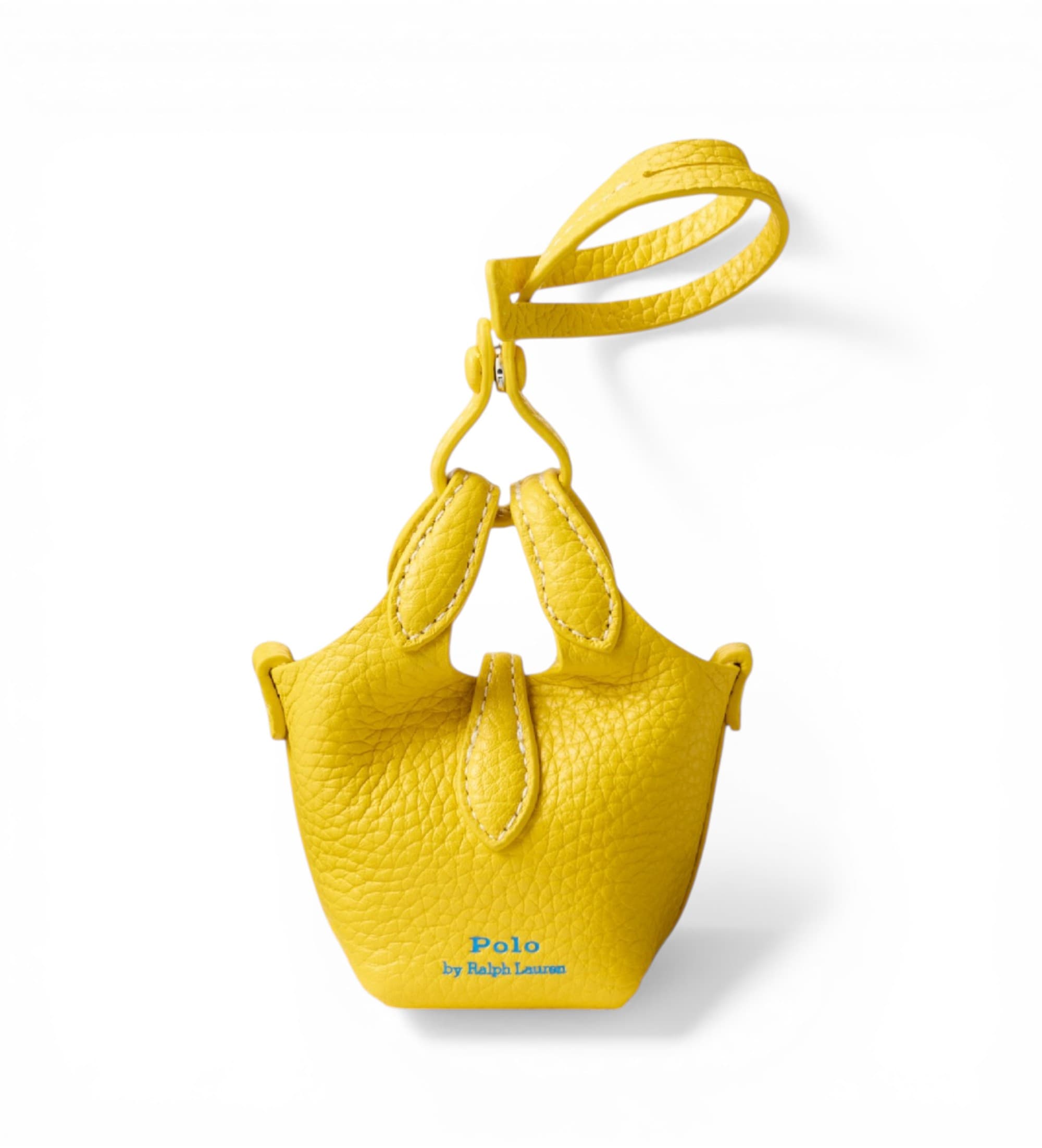 Polo Ralph Lauren für Damen. 427P17791002 Charme Glänzende Trommel gelb (OSFA), Lässig, Leder