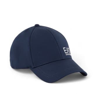 EA7 Unisex. 7X000005_AF11989 Train Core Baseballkappe aus Baumwolle in navy (M), Lässig, Marine