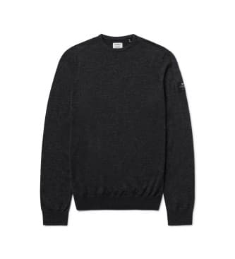 ECOALF für Herren. MCMGAKNBAYON0666W24-319 Bayona-Pullover schwarz (XL), Lässig, Nachhaltig, Recycelte Wolle