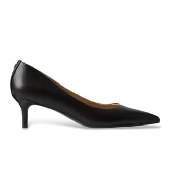 Lauren Ralph Lauren für Damen. 802P09030001 Adrienne Pumps aus schwarzem Leder (36), 3 bis 5 cm, Keine, Klassisch
