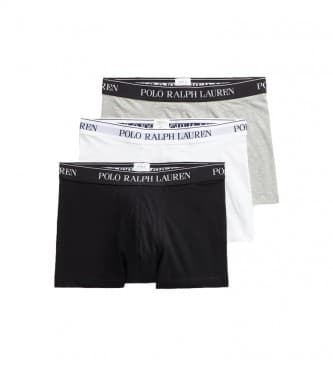 Polo Ralph Lauren für Herren. 714835885003 3er-Pack Boxershorts 714835885003 grau, weiß, schwarz (XL), Heimtextilien, Baumwolle, Elastan