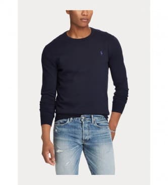 Polo Ralph Lauren für Herren. 710684957001 Slim Fit Pullover 710684957001 navy (S), Lässig, Baumwolle, Marine