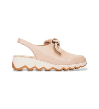 Wonders für Damen. C-7602 Lederschuhe Simon02 beige (41), 3 bis 5 cm, Keine, Lässig