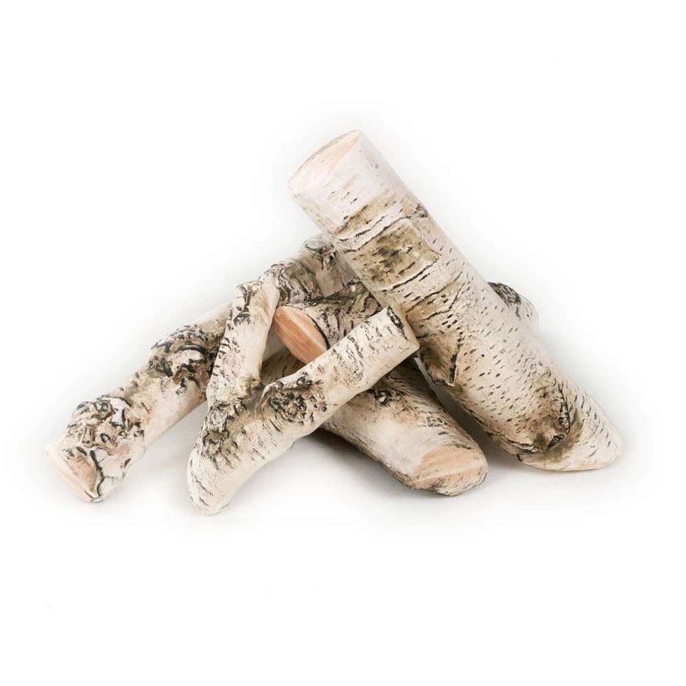 White decoration set - 5 pcs. | Ethanolkamin-shop.at | Ethanol Kamin Zubehör