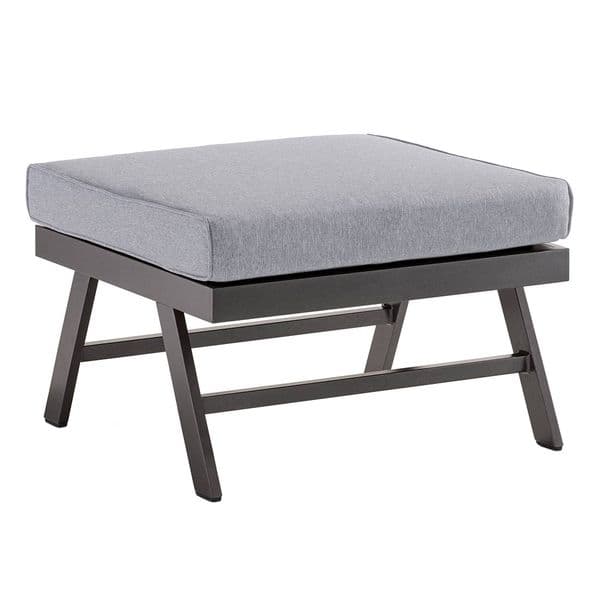 Sieger Auckland Loungehocker Aluminium/Sunproof