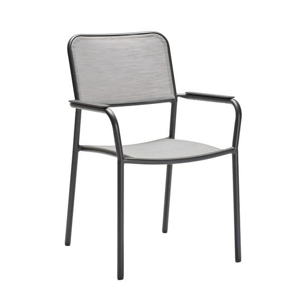 Stern Joris Stapelsessel Aluminium/Textilene