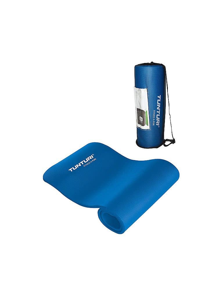 TUNTURI Fitnessmatte NBR blau