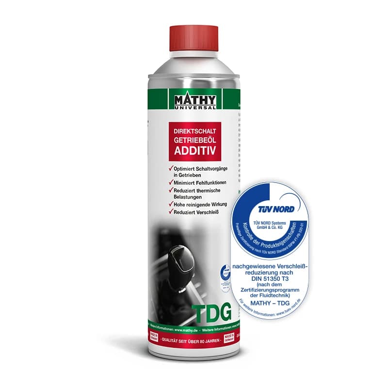 MATHY-TDG Doppelkupplungs Getriebeöl Additiv - Zusatz für Getriebe, 500 ml