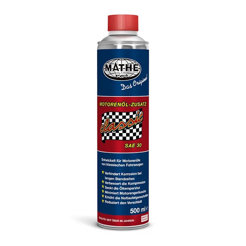 MATHÉ Classic Motorenöl-Zusatz - Motorschutz für klassische Fahrzeuge, 500 ml