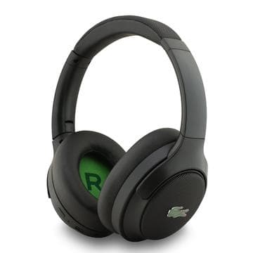 Lacoste Petit Pique ANC/ENC Kabellose Over-Ear-Kopfhörer - Schwarz