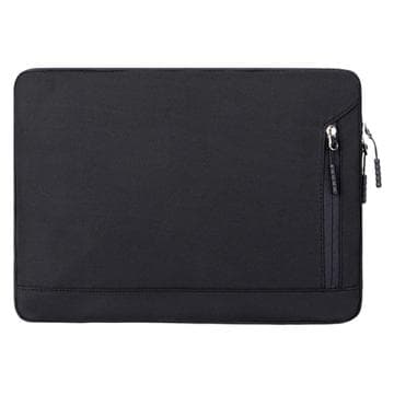 Wasserabweisende, elegante Oxford-Laptoptasche mit Seitentasche - 14.6 - Schwarz