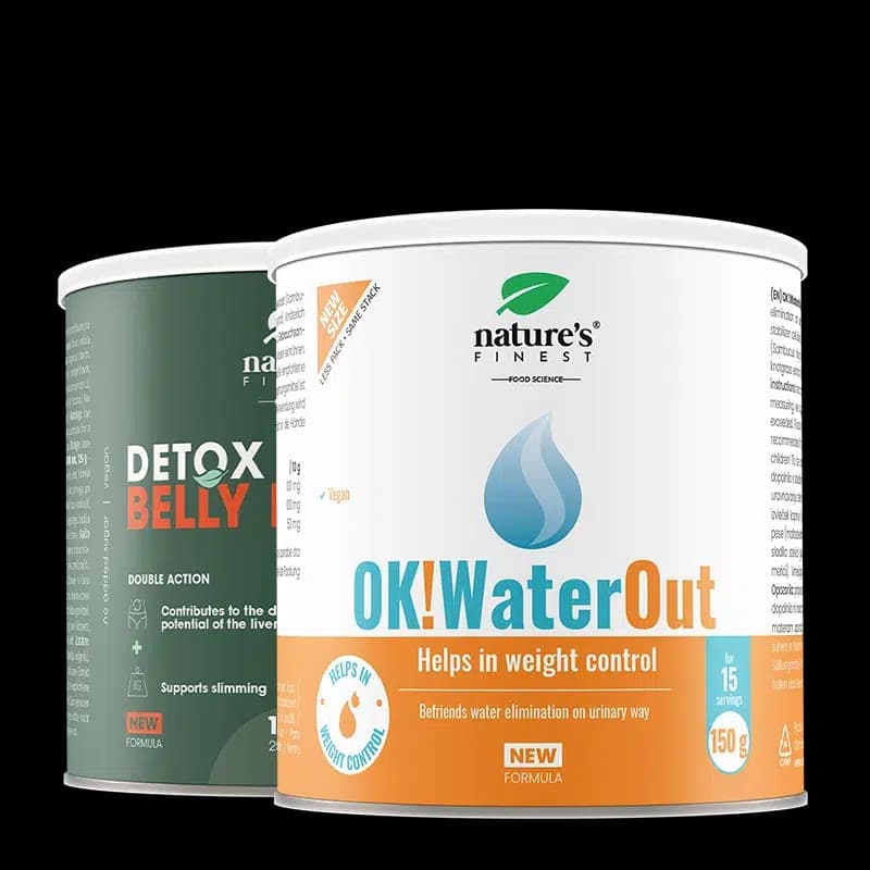 Nature's Finest Water Weight Reset | Wassereinlagerungen, schwere Beine und Leberentgiftung | Mariendistel, Artischocke, Chlorella