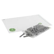 Druckverschlussbeutel 150 x 220 mm, 50 my mit recyceltem rLDPE, 100 Stk.