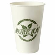 Pappbecher Heißgetränkebecher ToGo 0,2 l 'Pure Joy', 50 Stk.