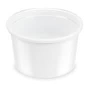 Dressingbecher Feinkostbecher weiß PP 30 ml mit O 46 mm 50 Stk.